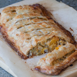 Hatch Chile, Veggie and Goat Cheese Jalousie
