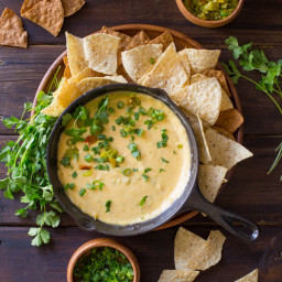 Hatch Green Chile Queso