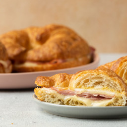 Have a Ham and Cheese Croissant for an Elegant Lunch