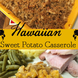 Hawaiian Sweet Potato Casserole