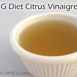 HCG Diet Recipe Citrus Vinaigrette Dressing Recipe