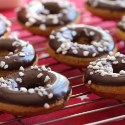 Healthier Baked Gluten-free Ring Doughnuts