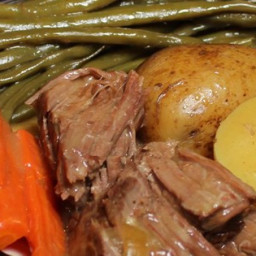 Healthier (but still awesome) Awesome Slow Cooker Pot Roast