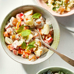 Healthier Creamy Potato Salad