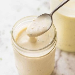 Healthier Creamy Yogurt Salad Dressings