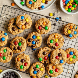 Healthier Flourless Monster Cookies