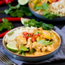 Healthier Red Thai Chicken Curry - without the shop-bought sauce!