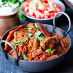 Healthier Slow Cooked Spicy Beef Curry