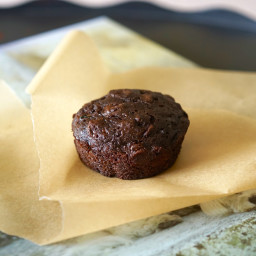 Healthier Vegan Chocolate Zucchini Muffins