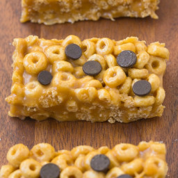 Healthy 4 Ingredient No Bake Protein Cereal Bars