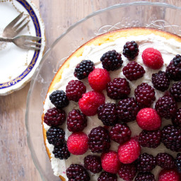 Healthy Almond Berry Cake