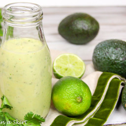 Healthy and Creamy Avocado Lime Dressing