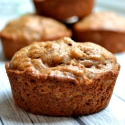 Healthy Apple Almond Butter Muffins