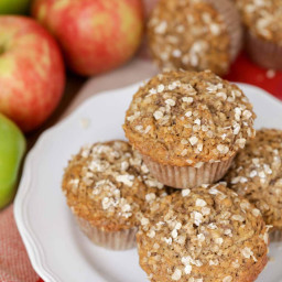 Healthy Apple Bran Muffins