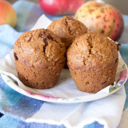 Healthy Apple Carrot Muffins