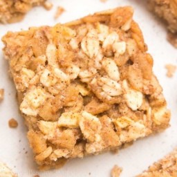 Healthy Apple Pie Granola Bar Bites