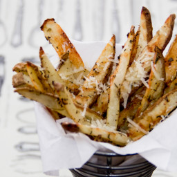 Healthy Baked Parmesan Fries
