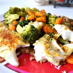 Healthy Baked Savory Tilapia Fillets