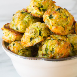 Healthy Baked Zucchini Tots