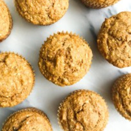 Healthy Bakery-Style Carrot Cake Muffins