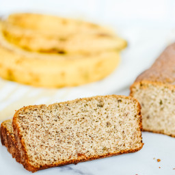 Healthy Banana Bread with Almond Flour (Gluten-Free, Dairy-Free)