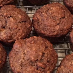 Healthy Banana Cranberry Muffins