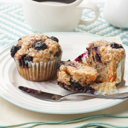 Healthy Blueberry-Carrot Muffins