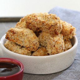 Healthy Chicken & Vegetable Nuggets (oven baked)