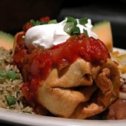 Healthy Chicken Chimichanga