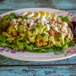 Healthy Chicken Cobb Salad for One