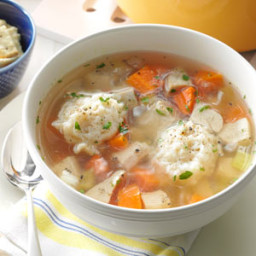 Healthy Chicken Dumpling Soup Recipe