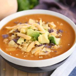 Healthy Chicken Enchilada Soup
