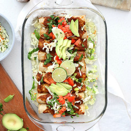 Healthy Chicken Enchiladas