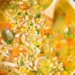 Healthy Chicken White Bean Soup