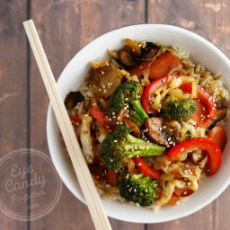 Healthy Chinese Vegetable Stir-fry (vegan, soy-free option, gluten-free,pal