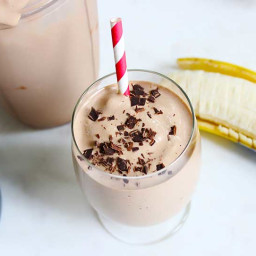 Healthy Chocolate and Banana Protein Shake