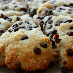 Healthy Chocolate Chip Scones (High Protein)