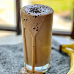 Healthy Chocolate Frosty Protein Smoothie