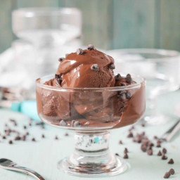 Healthy Chocolate Fudge Protein Ice Cream