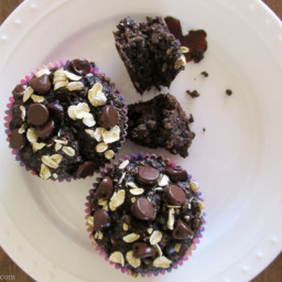 Healthy Chocolate Oatmeal Muffins Recipe