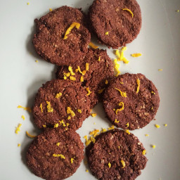 Healthy Chocolate Orange Vegan Biscuits