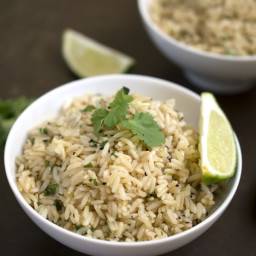 Healthy Cilantro and Lime Brown Rice