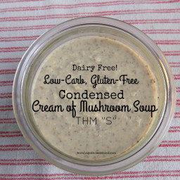 Healthy Condensed Cream of Mushroom Soup
