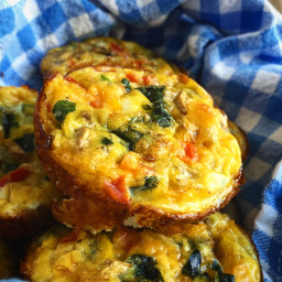 Healthy Egg and Veggie Breakfast Muffins