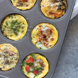 Healthy Egg Muffin Cups {Meal Prep Idea!}