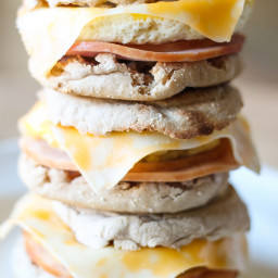Healthy Freezer Breakfast Sandwiches
