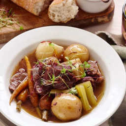 Healthy French beef stew