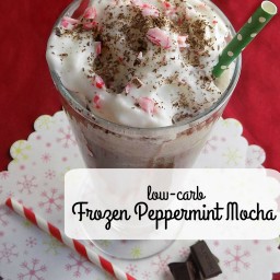 Healthy Frozen Peppermint Mocha