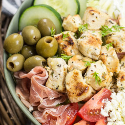 Healthy Greek Bowls (Low Carb + Meal Prep)