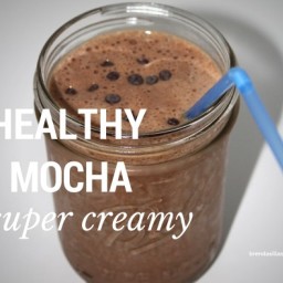 Healthy Homemade Blended Mocha Recipe